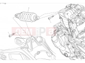 DUCATI 2024 Monster Rear shock absorber