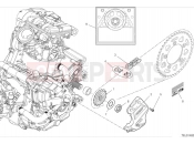 DUCATI 2024 Monster Front sprocket & chain
