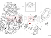 DUCATI 2024 Monster Plus Front sprocket & chain