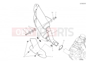 DUCATI 2024 Monster Plus Exhaust silencer
