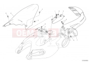 DUCATI Multistrada 1260 S Touring REAR MUDGUARD