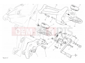 DUCATI Multistrada 1260 S Touring FOOTRESTS, LEFT