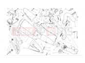 DUCATI 2012 Diavel AMG Exhaust system