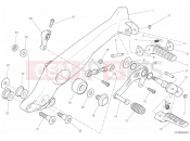 DUCATI Scrambler Full Throttle FOOTRESTS, LEFT