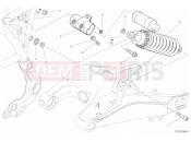 DUCATI Scrambler Desert Sled REAR SUSPENSION