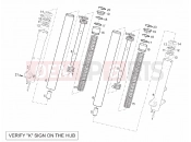 Front fork - Derbi Rambla 125-250 2010