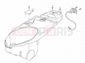 Helmet compartment - Derbi Rambla 125-250 2010