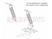 Shock absorber - Derbi Rambla 125-250 2010
