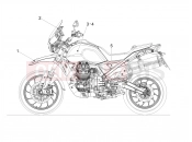 Decal - Motoguzzi V85 TT Strada E5+ (EU) 2025