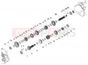 Gear box - Gear assembly - Motoguzzi V85 TT Strada E5+ (EU) 2025