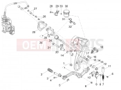 Rear master cylinder - Motoguzzi V85 TT Strada E5+ (EU) 2025