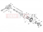 Rear transmission / Components - Motoguzzi V85 TT Strada E5+ (EU) 2025
