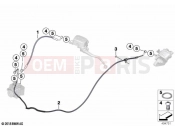 Brake lines, front 2 | Brake lines, front 2 - BMW Motorrad C 400 X (0C09, 0C19) 2019