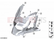 Front panel | Front panel - BMW Motorrad C 400 X (0C09, 0C19) 2019