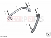 Handle rear | Handle rear - BMW Motorrad C 400 X (0C09, 0C19) 2019