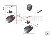 LED additional headlight | LED additional headlight - BMW Motorrad C 400 X (0C09, 0C19) 2018