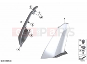 Side trim panel front top | Side trim panel front top - BMW Motorrad C 400 X (0C09, 0C19) 2018