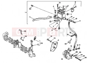 DUCATI 1997 Supersport 750 SS FRONT BRAKE SYSTEM SINGLE DISK » BRAKING SYSTEM