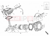 DUCATI 1997 Monster 900 CYLINDER - PISTON » ENGINE CASE