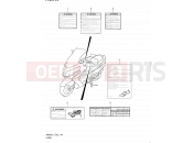 SUZUKI AN400A L1 (2011) Burgman 400 (E19, E24) 144 - LABEL (AN400AL1 E19)