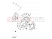 SUZUKI AN400A L1 (2011) Burgman 400 (E19, E24) 173 - FRONT WHEEL (AN400L1 E02)