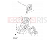 SUZUKI AN400A L1 (2011) Burgman 400 (E19, E24) 174 - FRONT WHEEL (AN400AL1 E19)