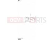 1 - GASKET SET - Suzuki AN400A L2 (2012) Burgman 400 (E19, E24)