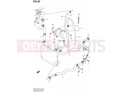 25 - RADIATOR HOSE - Suzuki AN400A L2 (2012) Burgman 400 (E19, E24)
