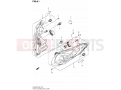 51 - FRONT COMBINATION LAMP (AN400ZAL2 E51) - Suzuki AN400A L2 (2012) Burgman 400 (E19, E24)