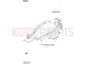 85 - FRAME COVER (AN400ZAL2 E51) - Suzuki AN400A L2 (2012) Burgman 400 (E19, E24)