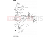 87 - FRONT LEG SHIELD (AN400L2 E19) - Suzuki AN400A L2 (2012) Burgman 400 (E19, E24)