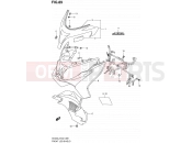 89 - FRONT LEG SHIELD (AN400AL2 E24) - Suzuki AN400A L2 (2012) Burgman 400 (E19, E24)