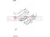 93 - REAR LEG SHIELD - Suzuki AN400A L2 (2012) Burgman 400 (E19, E24)
