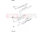 100 - SIDE LEG SHIELD (AN400ZAL2 E51) - Suzuki AN400A L2 (2012) Burgman 400 (E19, E24)