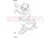 104 - HELMET BOX - Suzuki AN400A L2 (2012) Burgman 400 (E19, E24)