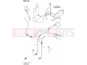 115 - HANDLEBAR (AN400AL2 E24) - Suzuki AN400A L2 (2012) Burgman 400 (E19, E24)