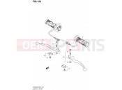 123 - HANDLE LEVER (AN400ZAL2 E02) - Suzuki AN400A L2 (2012) Burgman 400 (E19, E24)