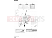 130 - LABEL (AN400L2 E02) - Suzuki AN400A L2 (2012) Burgman 400 (E19, E24)