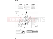 133 - LABEL (AN400AL2 E24) - Suzuki AN400A L2 (2012) Burgman 400 (E19, E24)