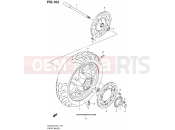163 - FRONT WHEEL (AN400AL2 E24) - Suzuki AN400A L2 (2012) Burgman 400 (E19, E24)