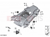 Rear carrier part - BMW Motorrad F 800 GS (0K51, 0K53) 2024