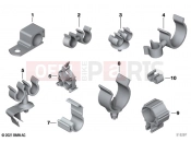 Cable clips, hose supports - BMW Motorrad F 800 GS (0K51, 0K53) 2024