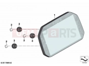 Instrument cluster / TFT display - BMW Motorrad F 800 GS (0K51, 0K53) 2024