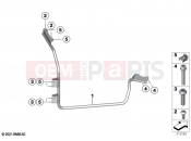 U-bolt rear right - BMW Motorrad F 800 GS (0K51, 0K53) 2024