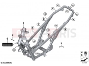 BMW Motorrad BMW 2018 C-Models C 400 GT (0C06, 0C16) Main frame | Main frame