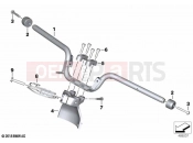 BMW Motorrad BMW 2018 C-Models C 400 GT (0C06, 0C16) Handlebar | Handlebar