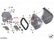 BMW Motorrad BMW 2018 C-Models C 400 GT (0C06, 0C16) Storage compartment legshield | Storage compartment legshield