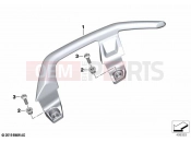 BMW Motorrad BMW 2018 C-Models C 400 GT (0C06, 0C16) Handle rear | Handle rear