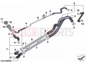 BMW Motorrad BMW 2018 C-Models C 400 GT (0C06, 0C16) Coolant lines | Coolant lines