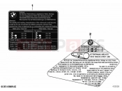 BMW Motorrad BMW 2018 C-Models C 400 GT (0C06, 0C16) Label 